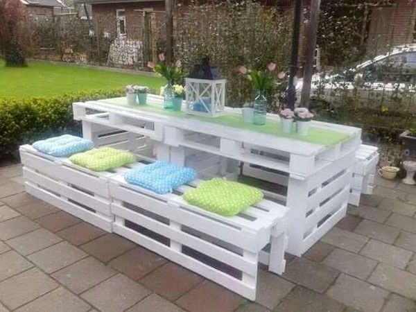 table jardin palette