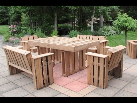 table jardin palette