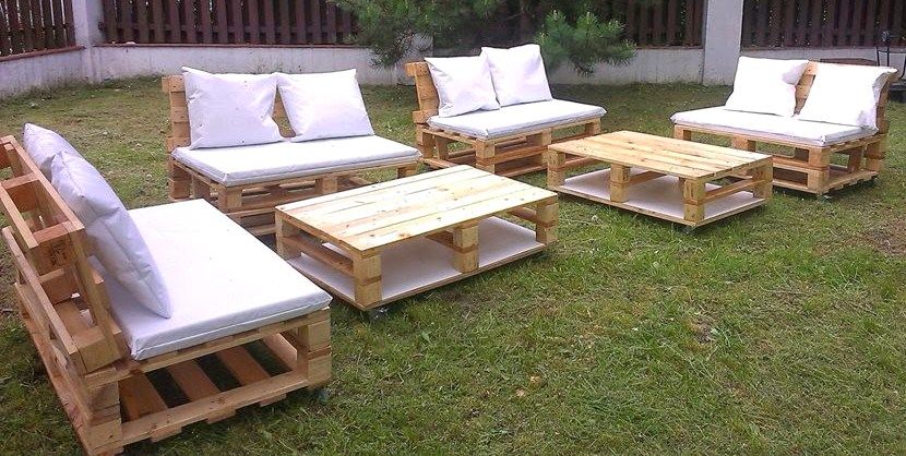 table jardin palette