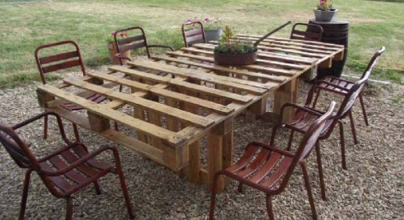 table jardin palette