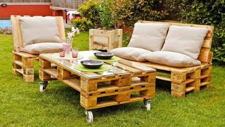 table jardin palette