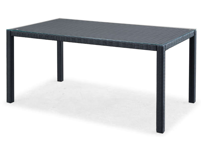 table resine tresse