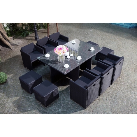 table resine tresse