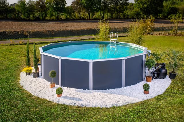 tapis de sol piscine hors sol ronde