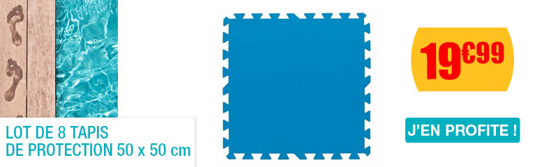 tapis de sol pour piscine autoportee