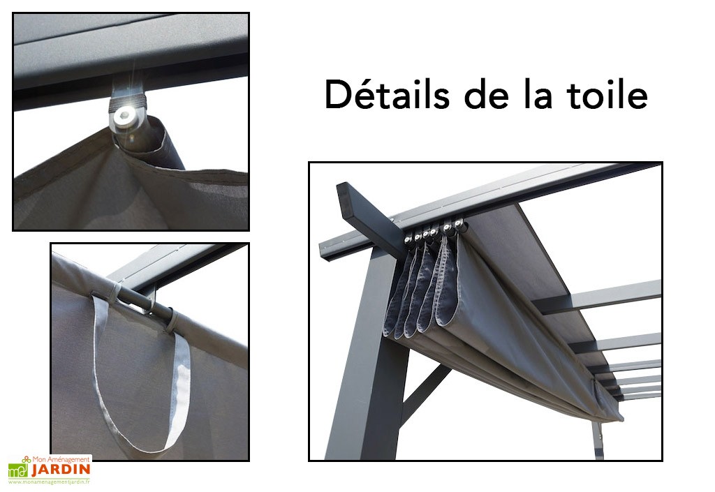 toile polyester pour pergola