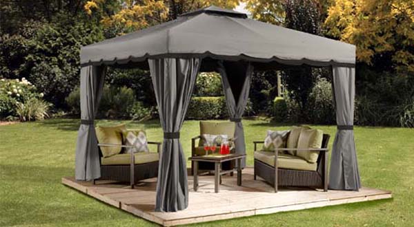 toit de gazebo en toile