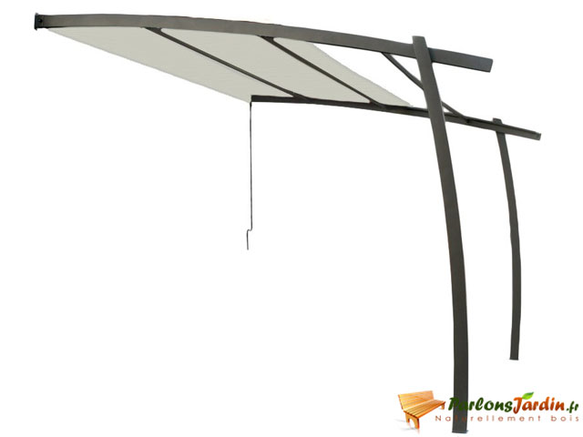 tonnelle de jardin avec toile retractable
