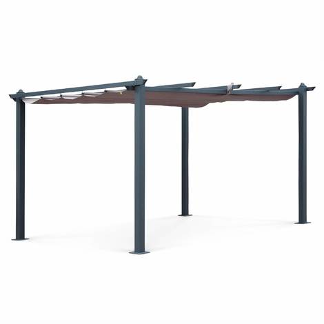 tonnelle de jardin avec toile retractable