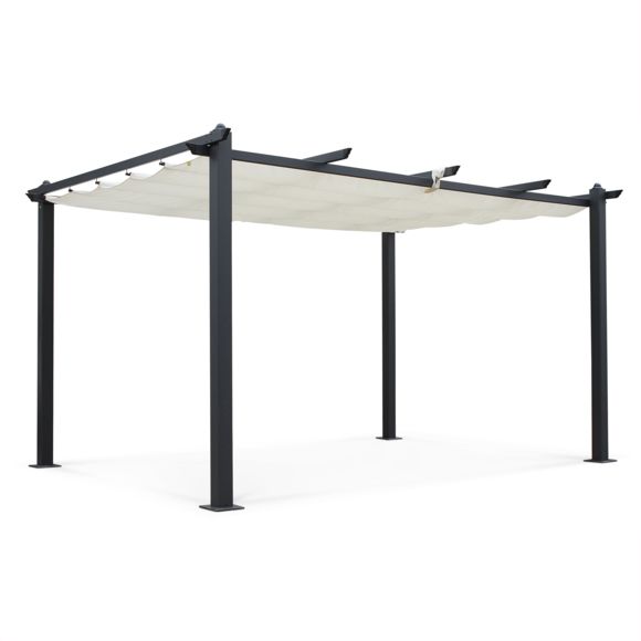 tonnelle de jardin avec toile retractable
