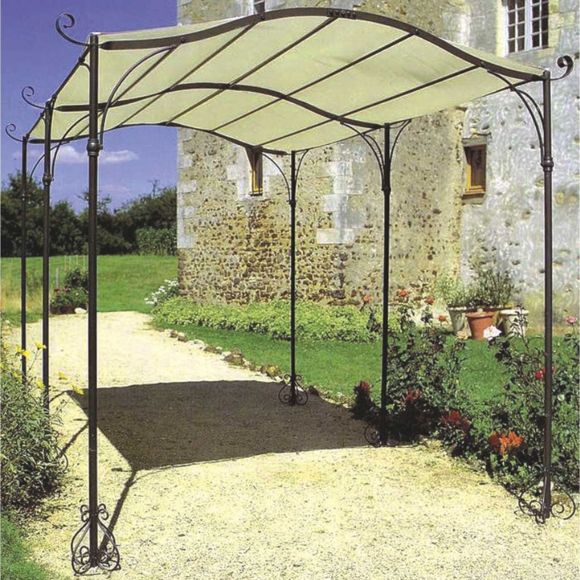 tonnelle de jardin fer forge pas cher