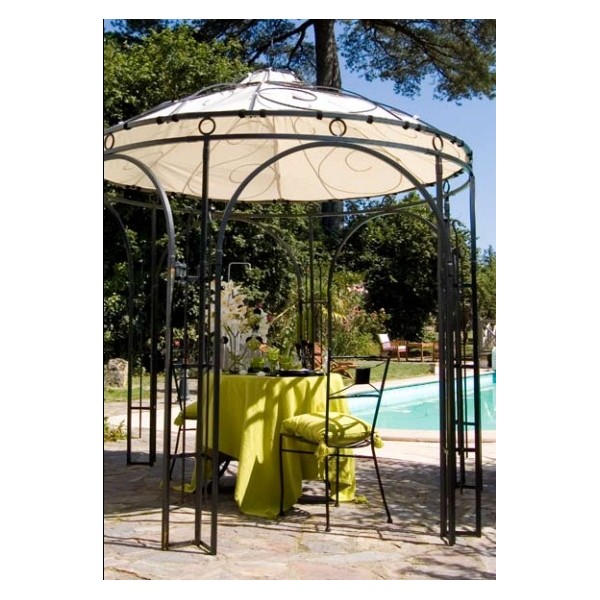 tonnelle de jardin fer forge pas cher