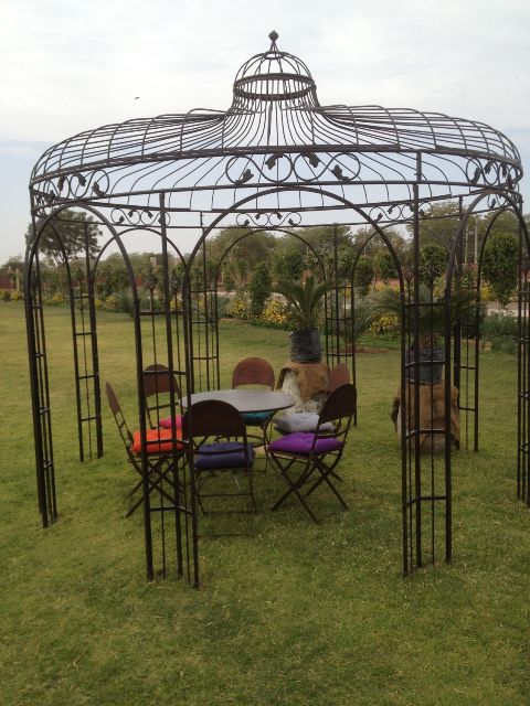 tonnelle de jardin fer forge pas cher