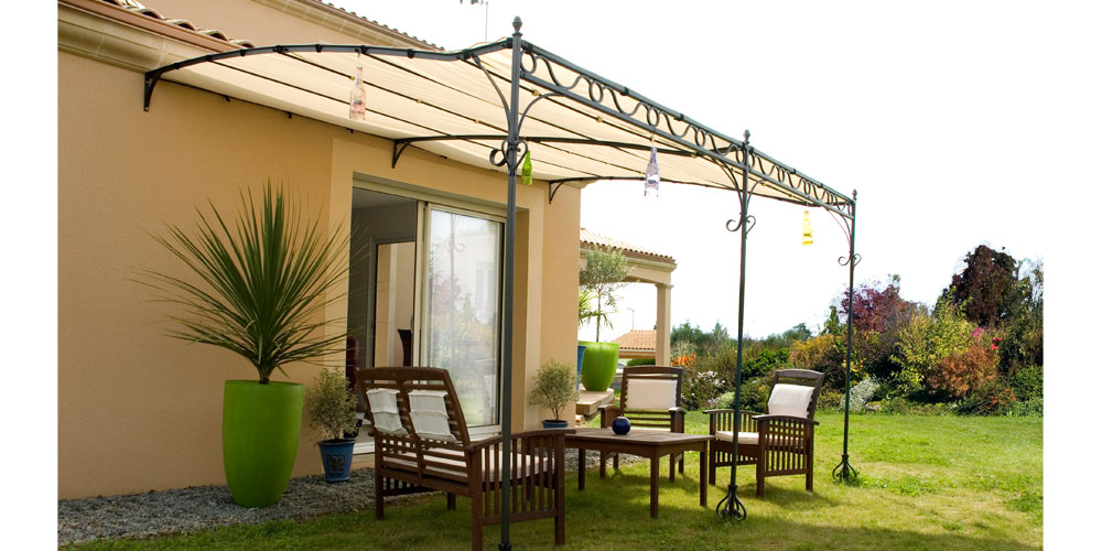 tonnelle pergola murale