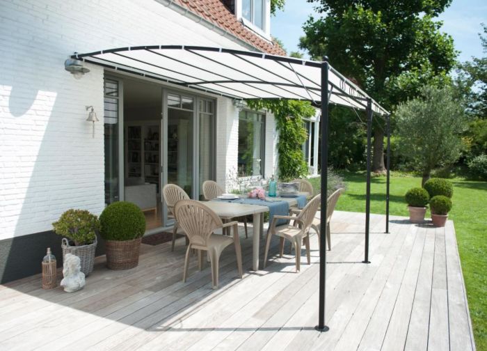 tonnelle pergola murale