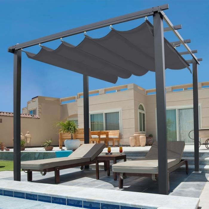 tonnelle toit retractable