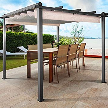 tonnelle toit retractable