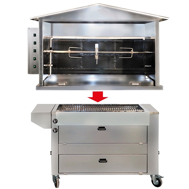 tournebroche pour barbecue gaz
