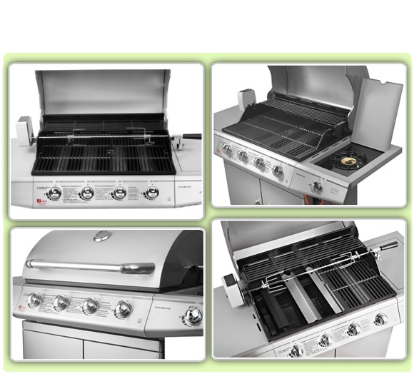 tournebroche pour barbecue gaz