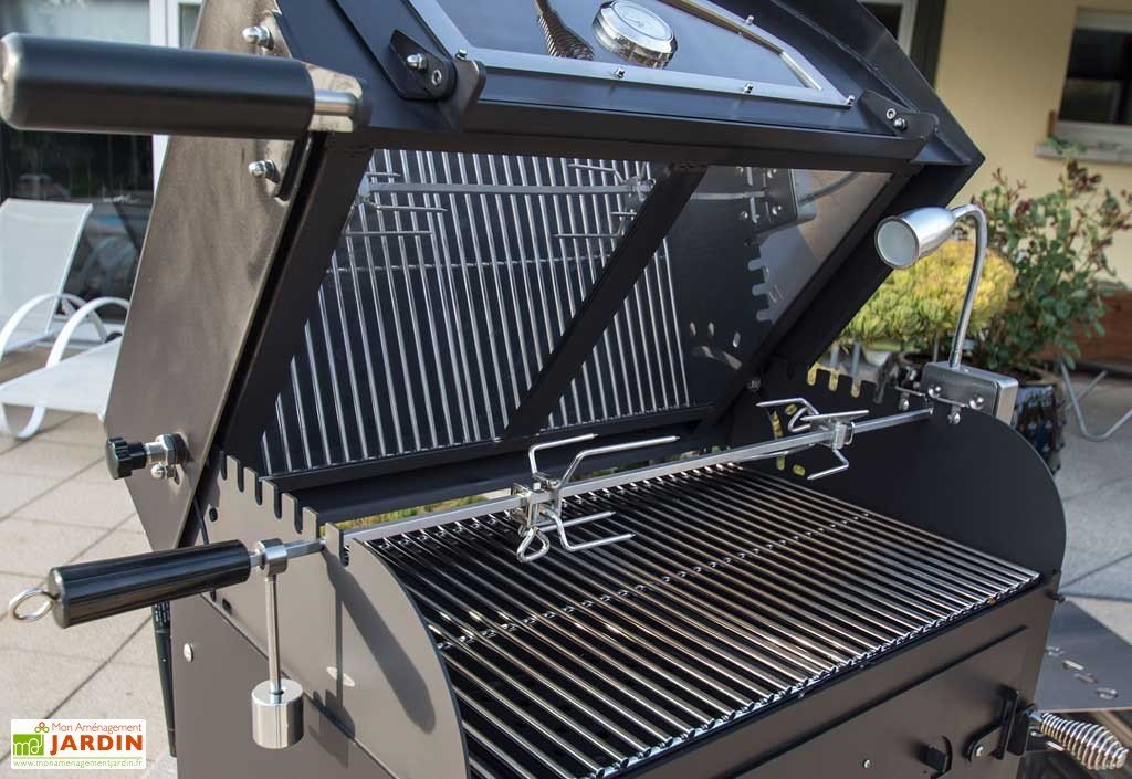 tournebroche pour barbecue gaz