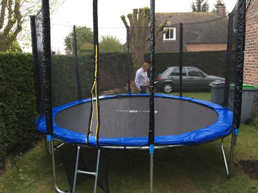 trampoline 370 & filet de securite