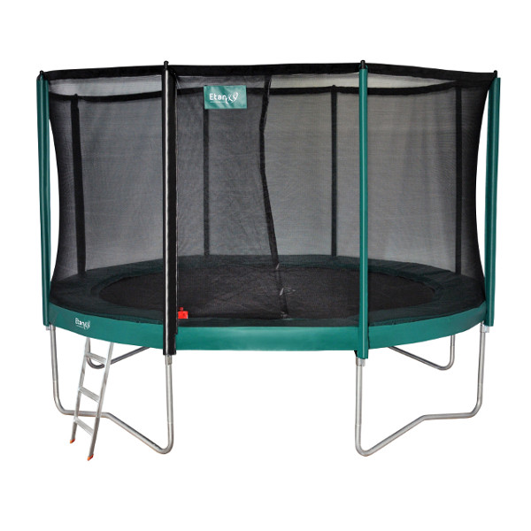 trampoline avec filet et echelle