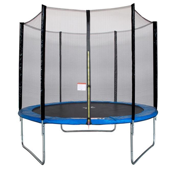 trampoline avec filet et echelle