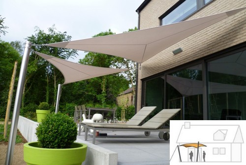 voile triangle