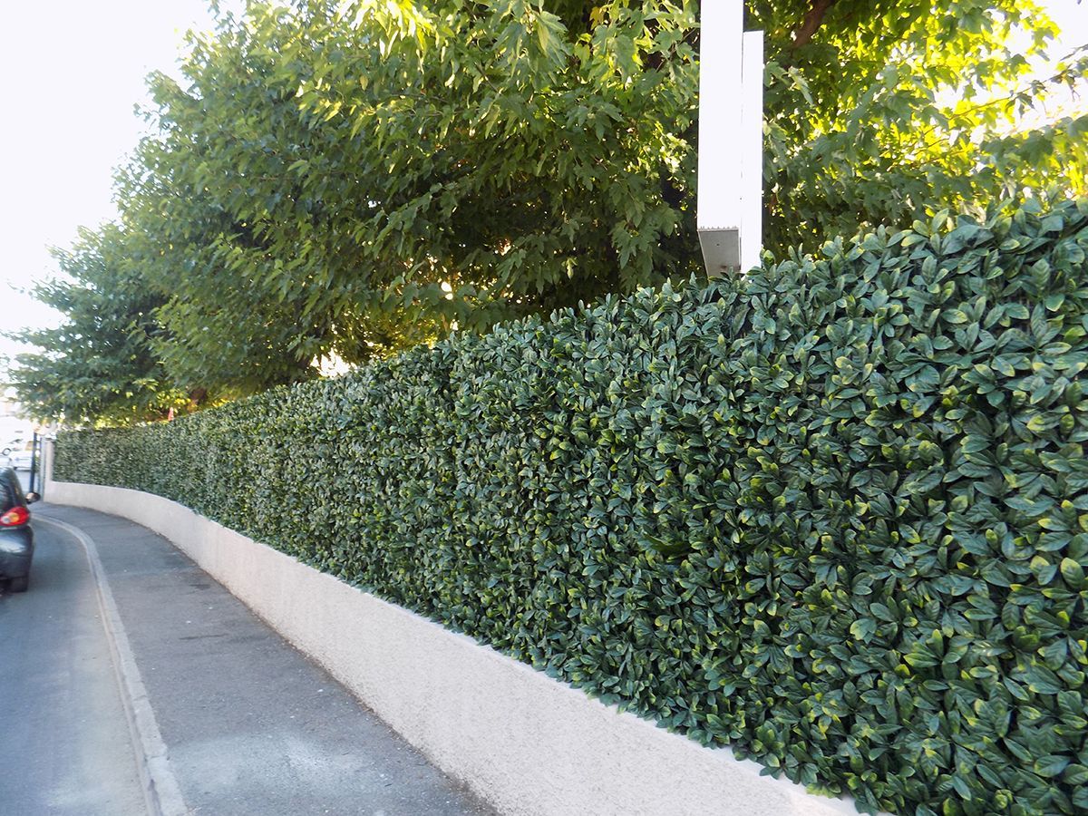 Fausse Haie Artificielle Lierre Pour Clôture Et Balcon - Filet Brise-Vue Ultra Couvrant Avec Colliers